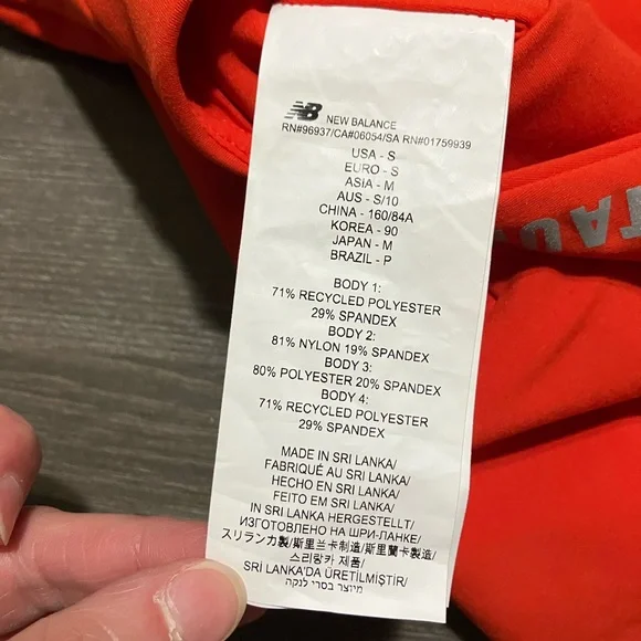 NB x STAUD Red & Pink Asymmetrical Top - Picture 6 of 7